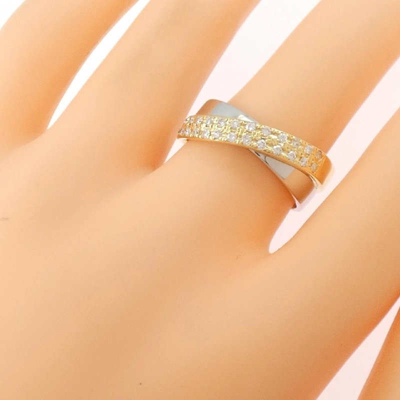 Nhẫn kim cương 750/PT900 0.26CT - Hàng hiệu Authentic 851422
