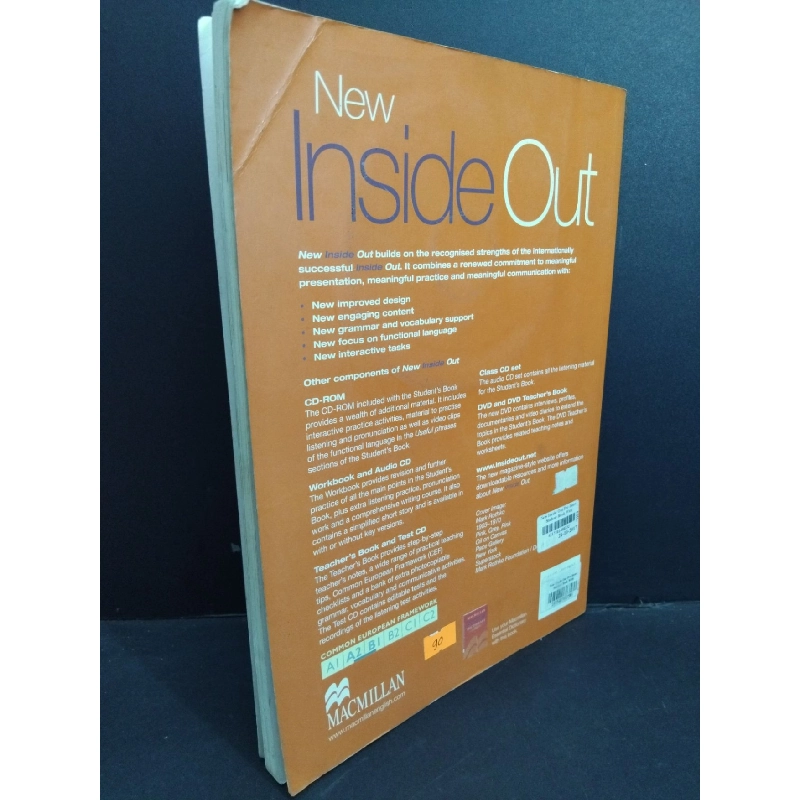 New inside out student's book with CD-ROM Pre-intermediate (kèm CD) mới 90% bẩn bìa, ố nhẹ HCM2811 Kay & Jones HỌC NGOẠI NGỮ 918092