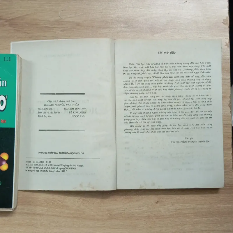 Hai quyển Phương Pháp Giải Toán Hóa Học - Năm 1999 925804
