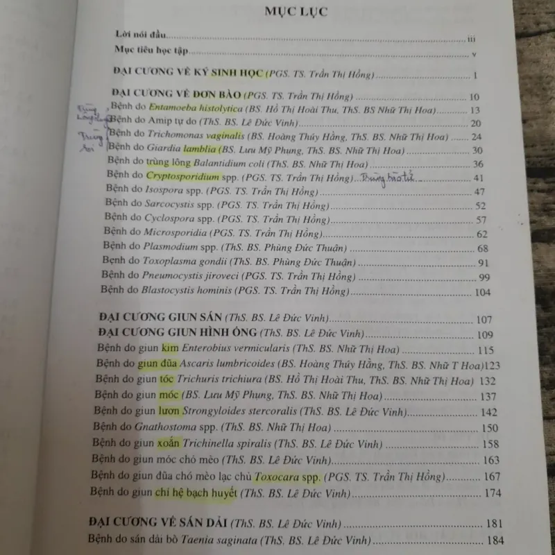 KÝ SINH TRÙNG Y HỌC. Bậc ĐH. ThS Bác sỹ Nhữ Thị Hoa. 787996