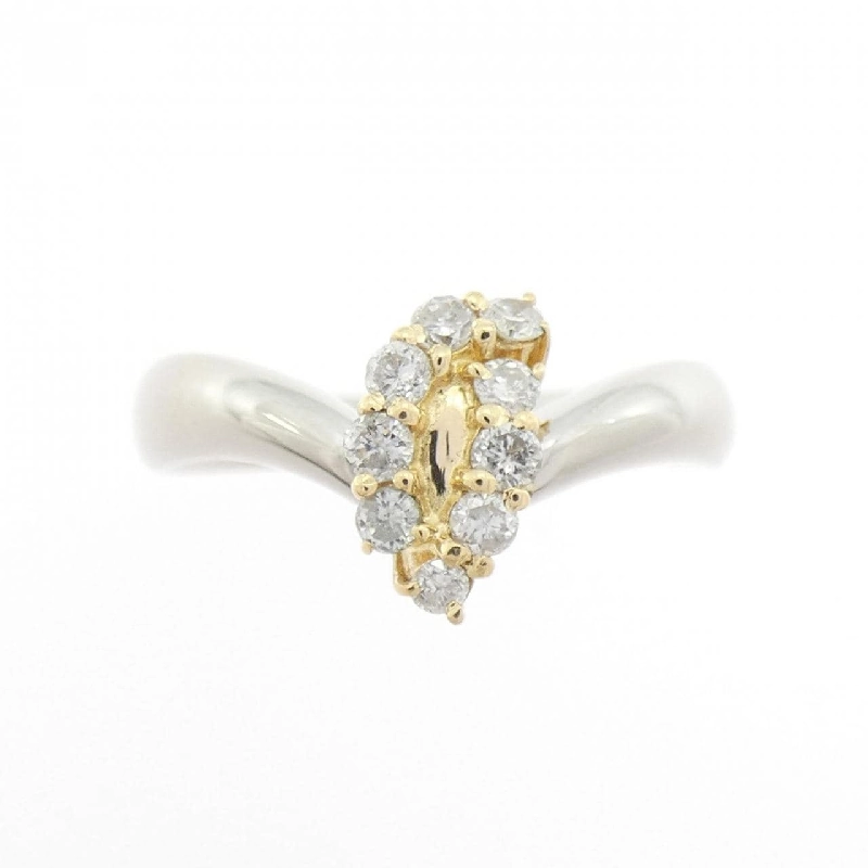 Nhẫn kim cương PT900/K18YG 0.23CT 666982