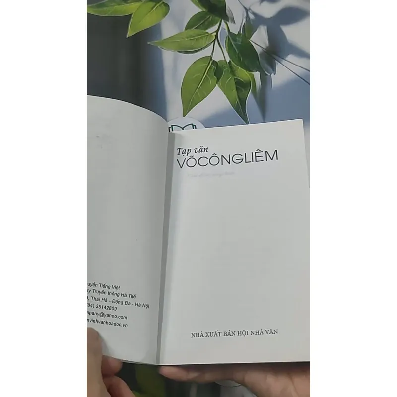 Tạp văn Võ Công Liêm - Võ Công Liêm 694908