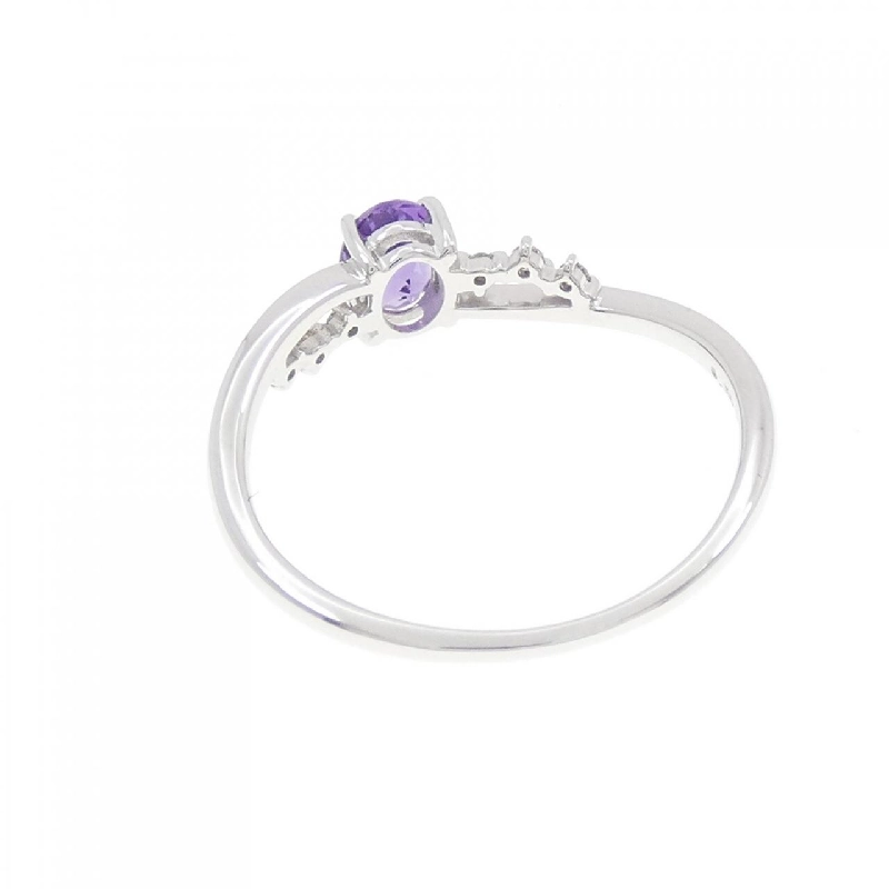 Nhẫn Amethyst K10WG - Hàng hiệu Authentic 854101