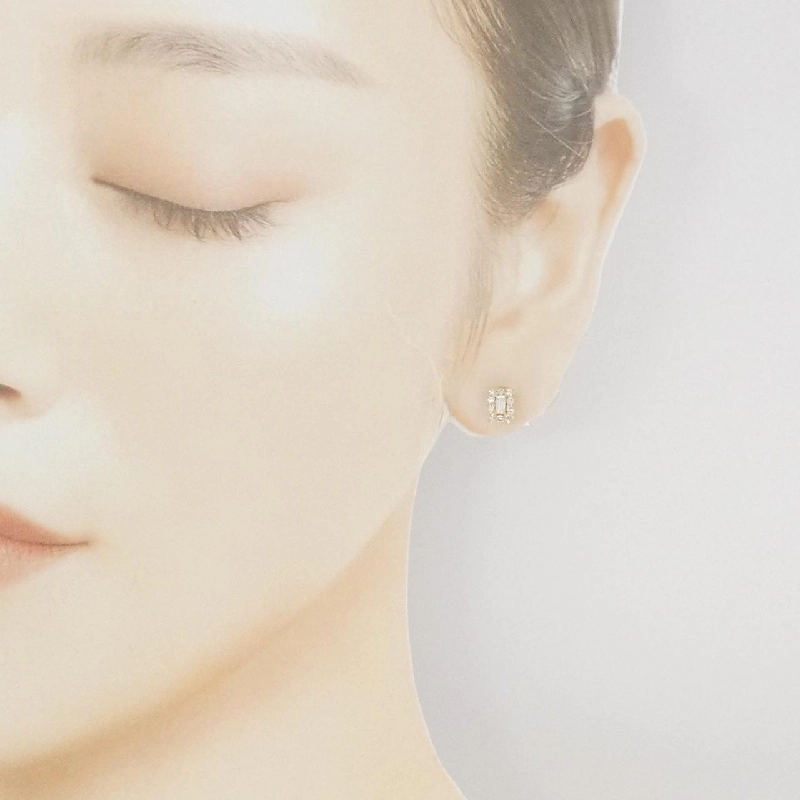 K18YG Bông tai kim cương 0.40CT - Hàng hiệu Chính hãng 871438