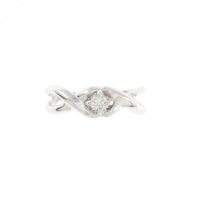 Nhẫn kim cương K18WG 0.08CT 669614