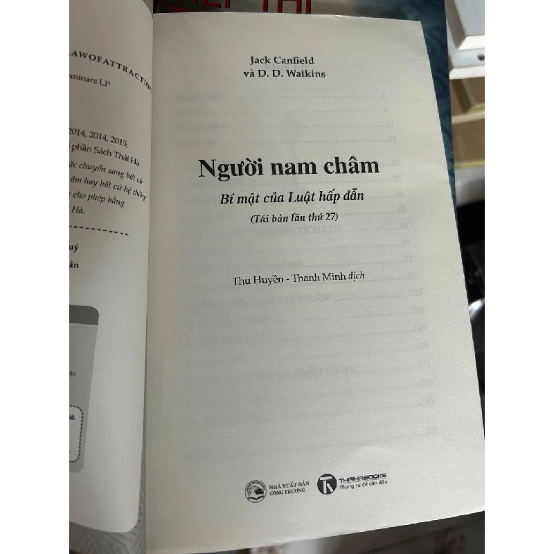Người nam châm: Bí mật của Luật hấp dẫn - Jack Canfield và D. D. Watkins 933709