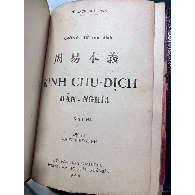 Kinh chu dịch bản nghĩa - 1968 (trọn bộ) 301520