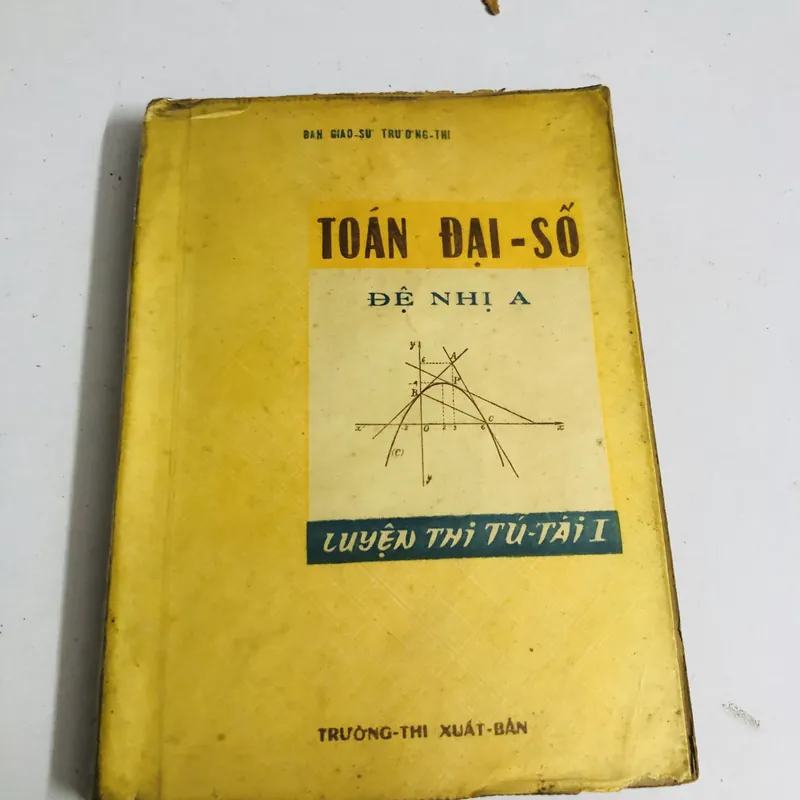 TOÁN ĐẠI SỐ ĐỆ NHỊ A (Ban giáo sư Trường Thi) – luyện thi Tú tài 1 571045