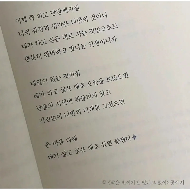 Một Ngôi Sao Nhỏ Cũng Đủ Thắp Sáng Bầu Trời Đêm 작은 별이지만 빛나고 있어 788167