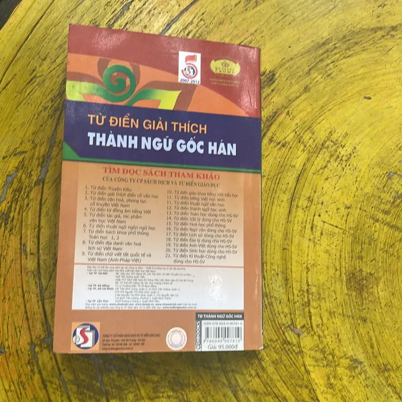 TỪ ĐIỂN GIẢI THÍCH THÀNH NGỮ GỐC HÁN- NGUYỄN NHƯ Ý CHỦ BIÊN 697815