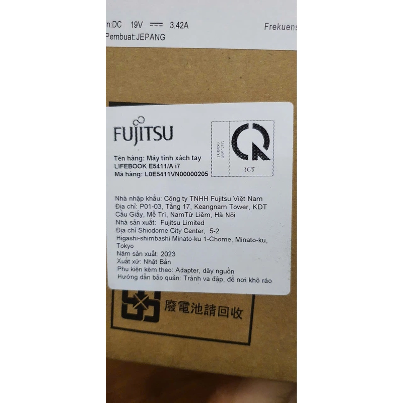 Laptop Fujitsu made in Japan chính hãng mới 536782