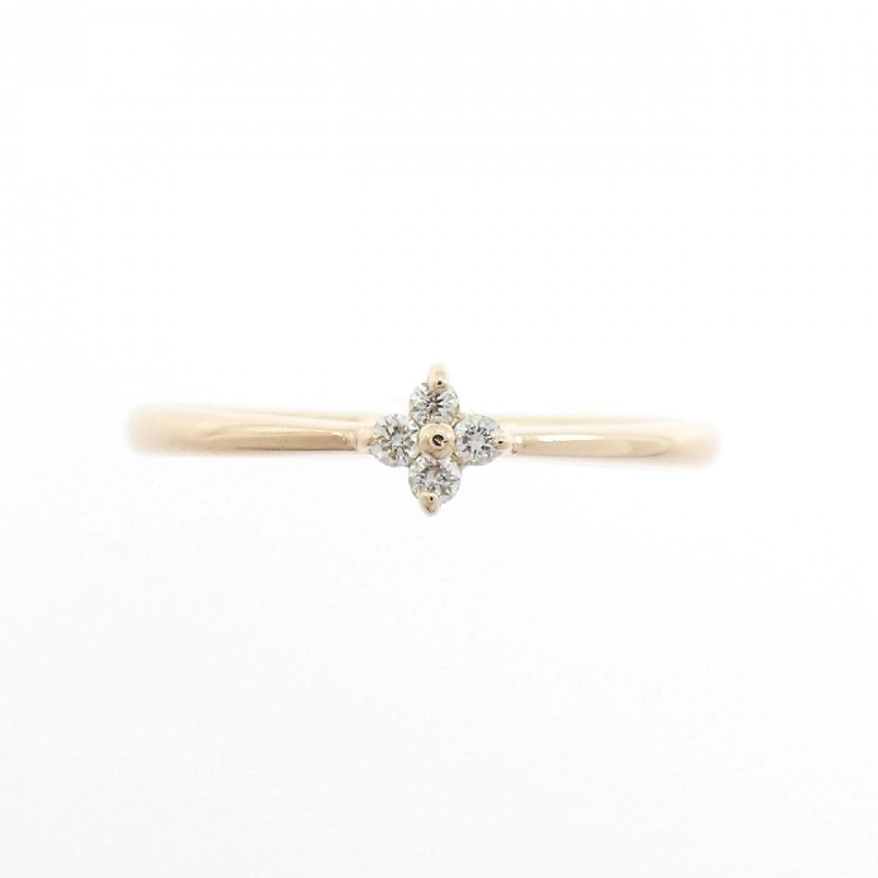 Nhẫn kim cương hoa K18PG 0.04CT 668111