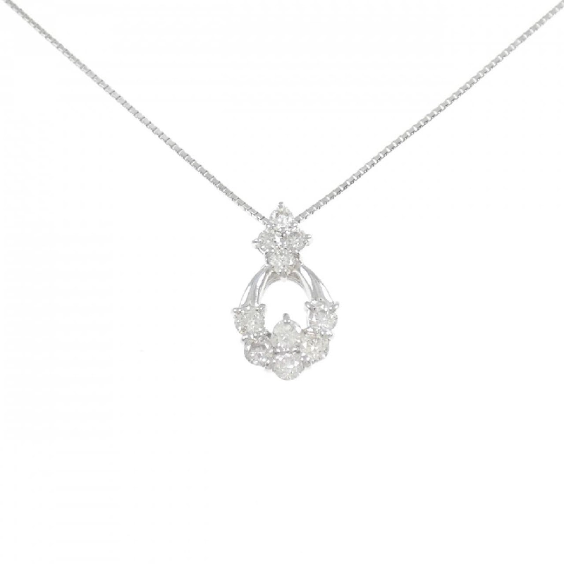 K18WG Dây chuyền kim cương 0.50CT - Hàng hiệu Chính hãng 863806