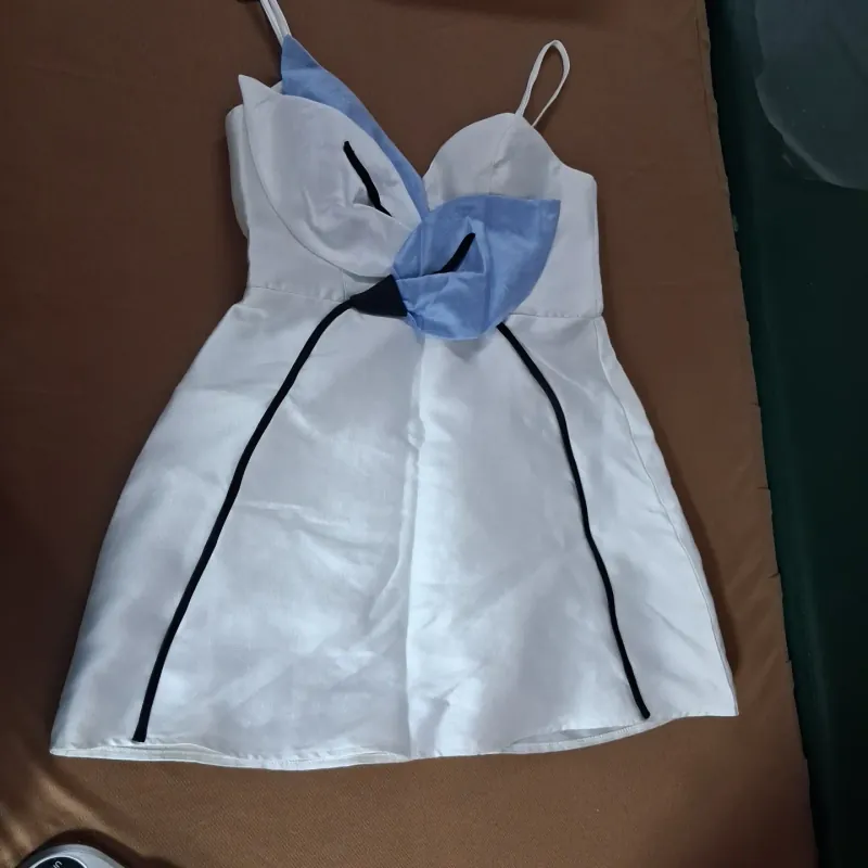 Đầm 2 dây trắng 777084