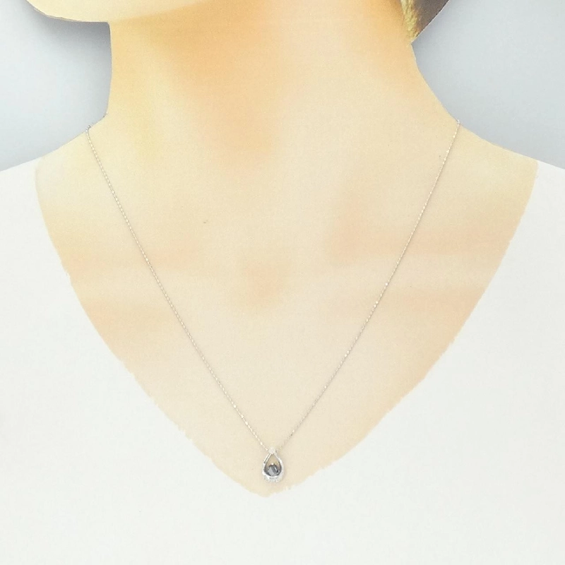 K18WG Dây chuyền kim cương 0.30CT - Hàng hiệu Chính hãng 856425