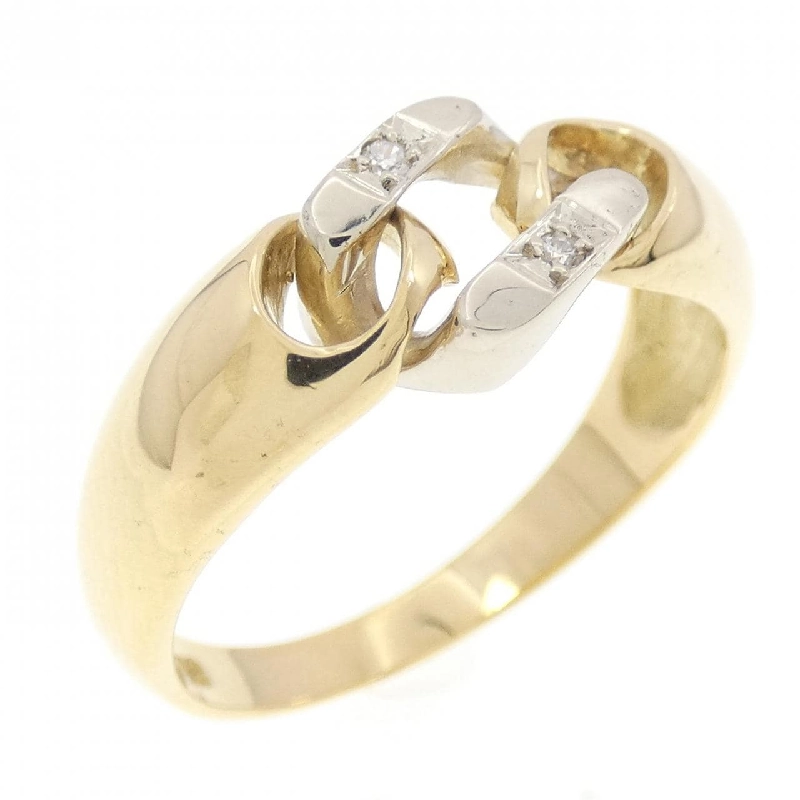 Nhẫn kim cương K18YG/K18WG 670938