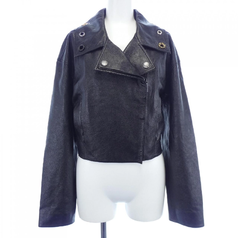 CHANEL Áo khoác da biker - Hàng hiệu Authentic 640729