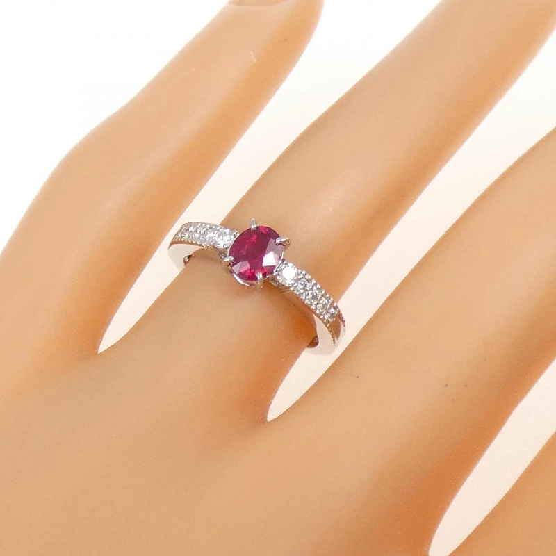 Nhẫn Ruby PT900 0.63CT - Hàng hiệu Chính hãng 855815