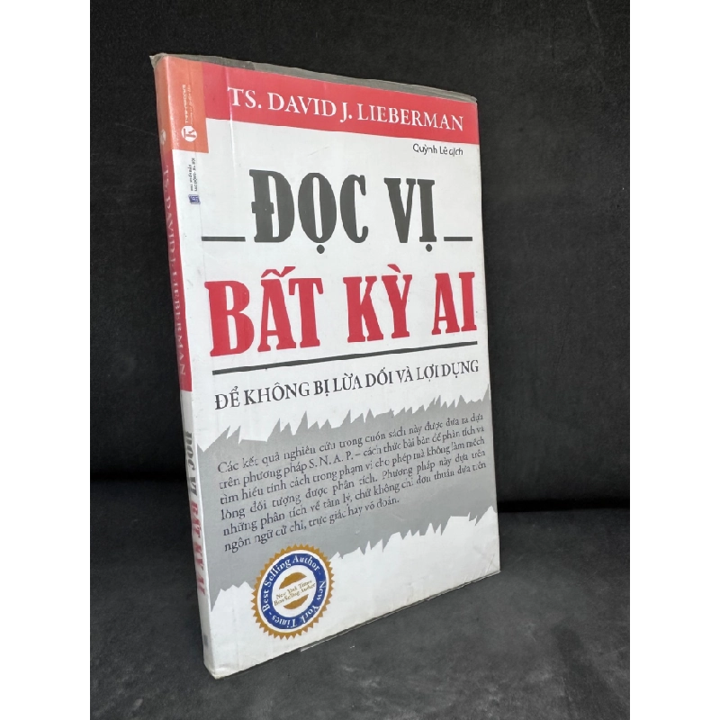 [Phiên Chợ Sách Cũ] Đọc Vị Bất Kỳ Ai - TS. David J. Lieberman 2204, 2017 SBM 447004
