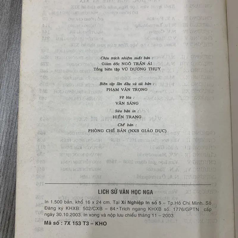 Lịch sử văn học nga. 3b1 572635