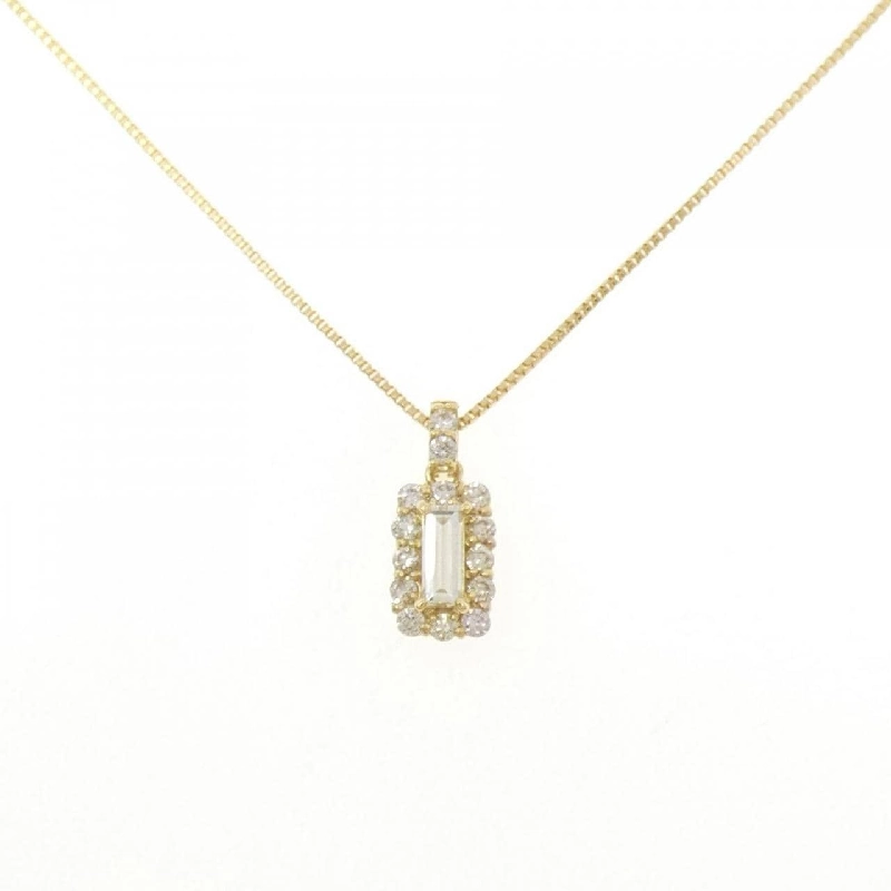 K18YG Dây chuyền kim cương 0.22CT - Hàng hiệu Chính hãng 857811