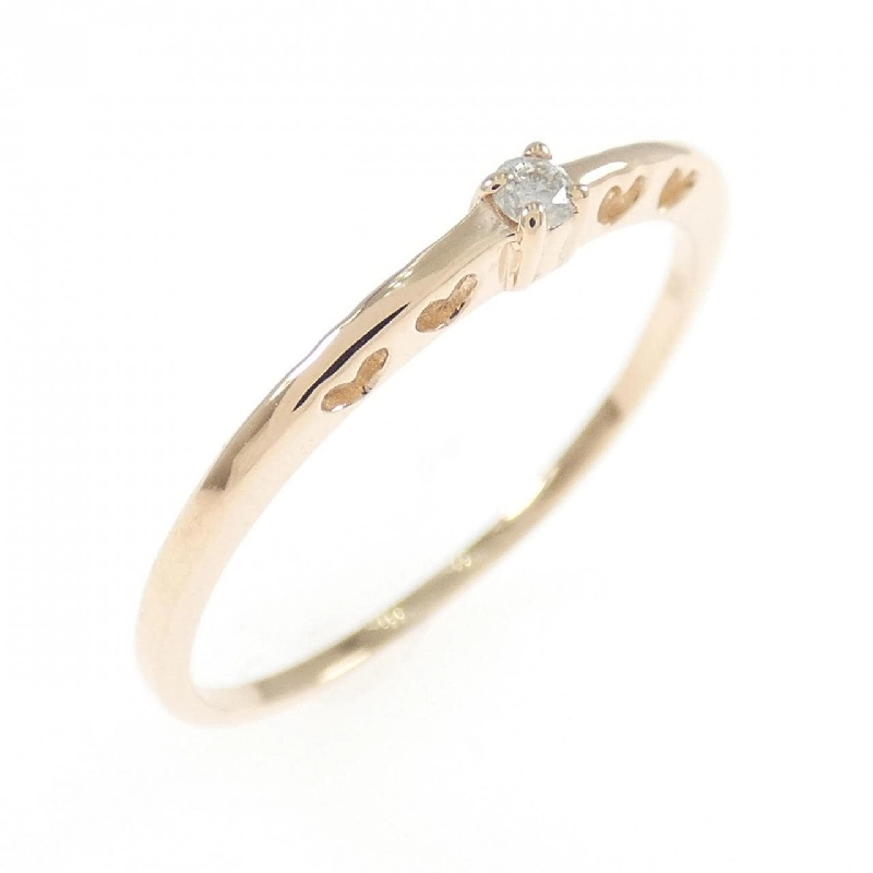 Nhẫn kim cương K10PG Solitaire 667483