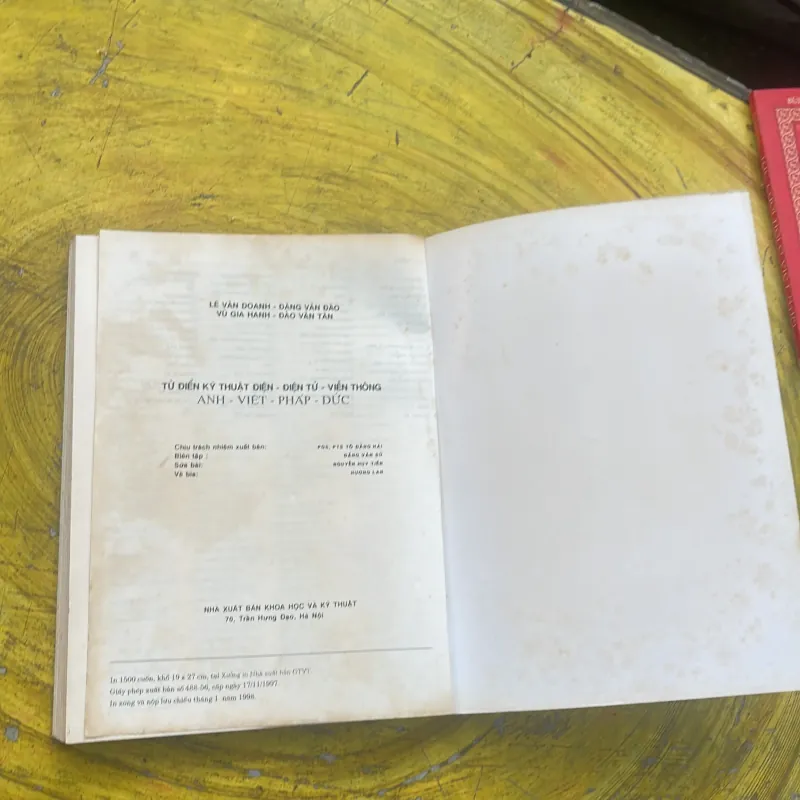 TỪ ĐIỂN KỸ THUẬT ĐIỆN- ĐIỆN TỬ- VIỄN THÔNG ANH - VIỆT- PHÁP- ĐỨC 785220