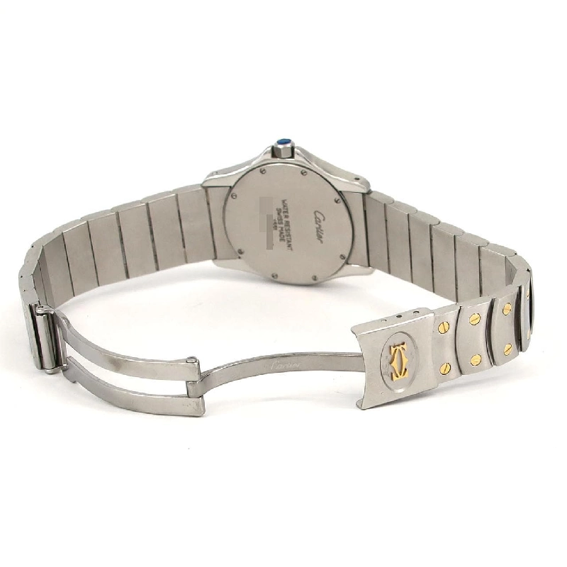 Cartier Santos Round MM Combi W20037R3 SSxYG Quartz - Hàng hiệu Authentic 873085