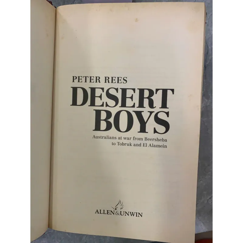 DESERT BOYS  (NHỮNG NGƯỜI LÍNH SA MẠC) - PETER REES 387770