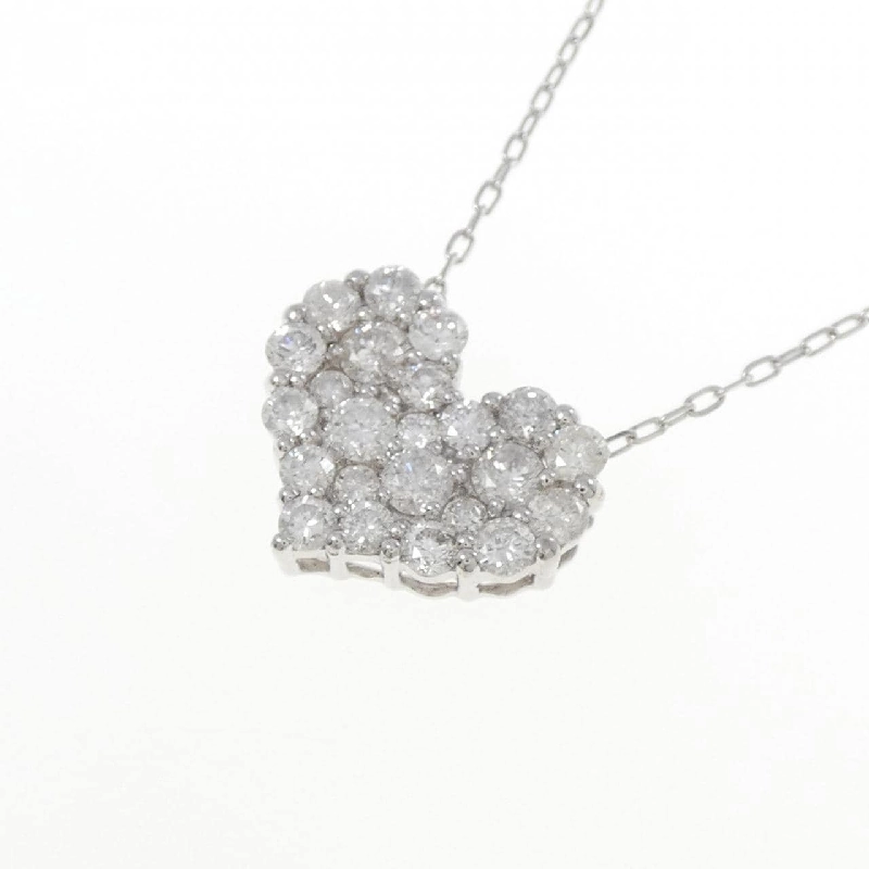 K14WG/K18WG Dây chuyền kim cương hình trái tim 1.00CT - Hàng hiệu Chính hãng 859489