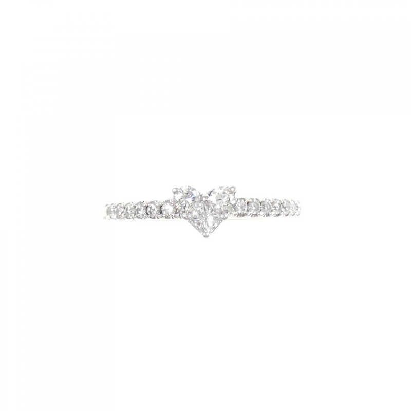 Nhẫn kim cương hình trái tim 750WG - Hàng hiệu Authentic 851718