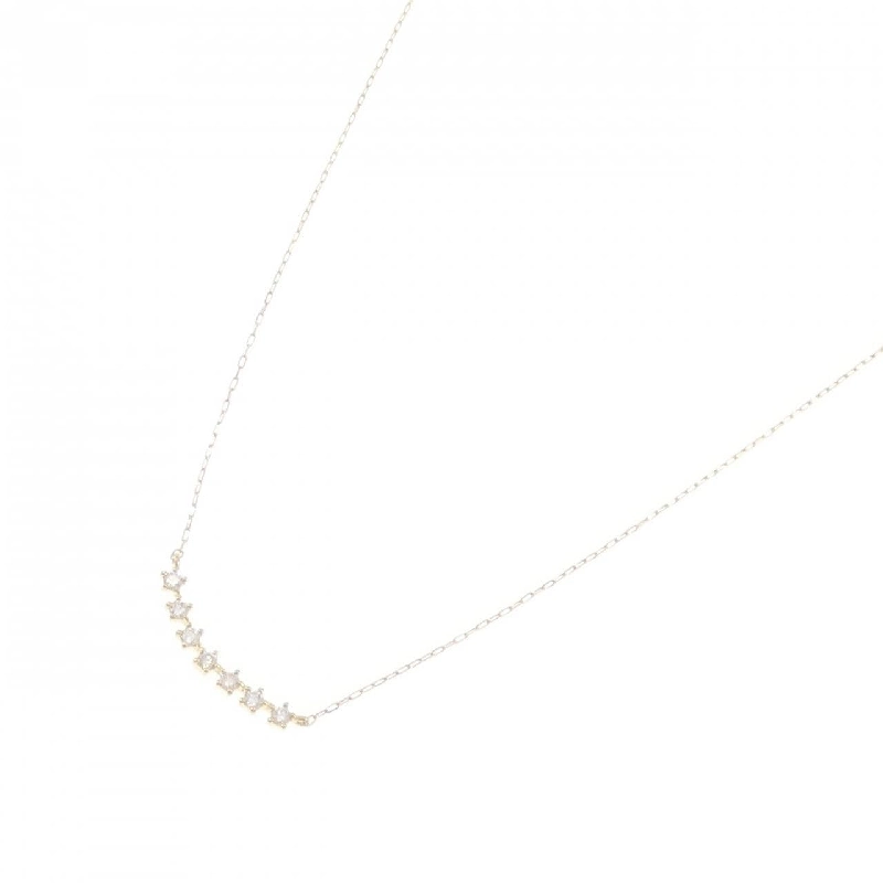 K18YG Dây chuyền kim cương 0.08CT - Hàng hiệu Chính hãng 861493