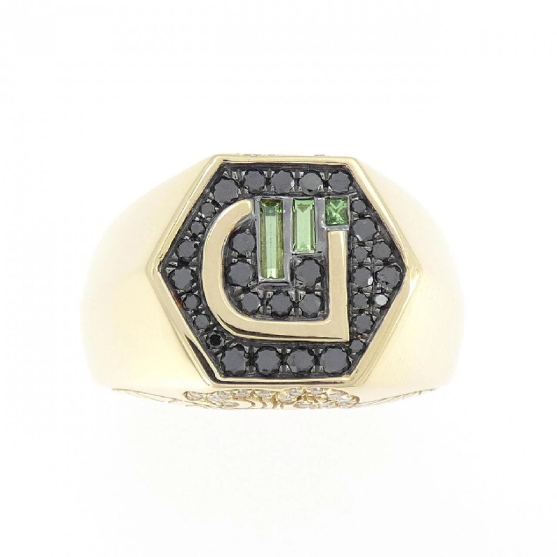 Nhẫn Garnet Xanh 750YG/750BG 0.12CT - Hàng hiệu Chính hãng 853071