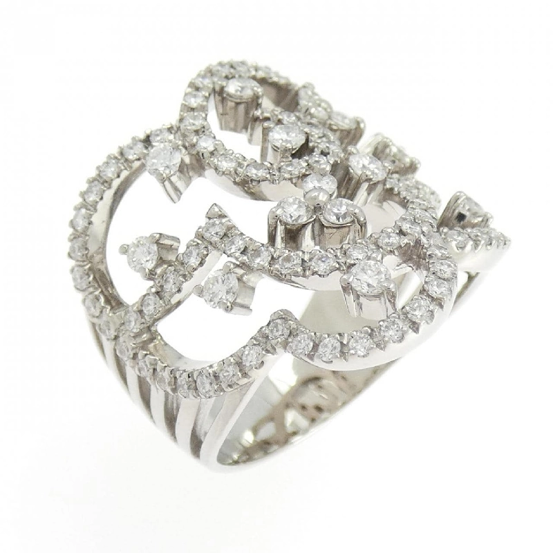 Nhẫn kim cương 750WG - Hàng hiệu Authentic 852393