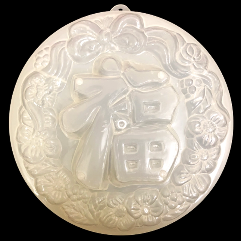 Khuôn rau câu sinh nhật, cưới hỏi chữ Phước – Khuôn hình tròn loại 20 cm - Mã số 1245 338696