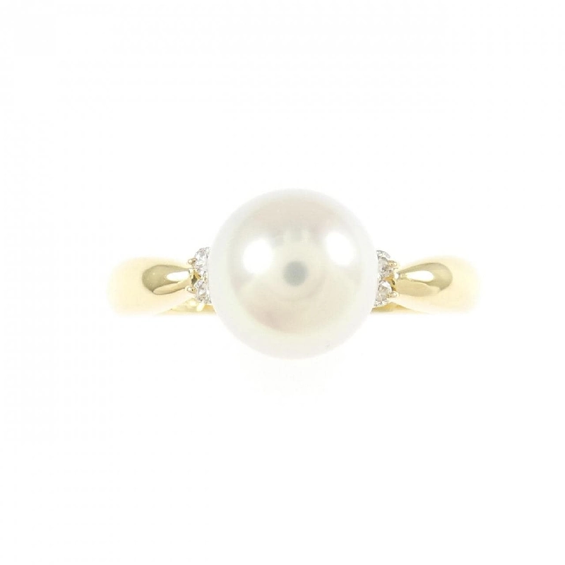 Nhẫn ngọc trai Akoya K18YG 7.6mm 668480