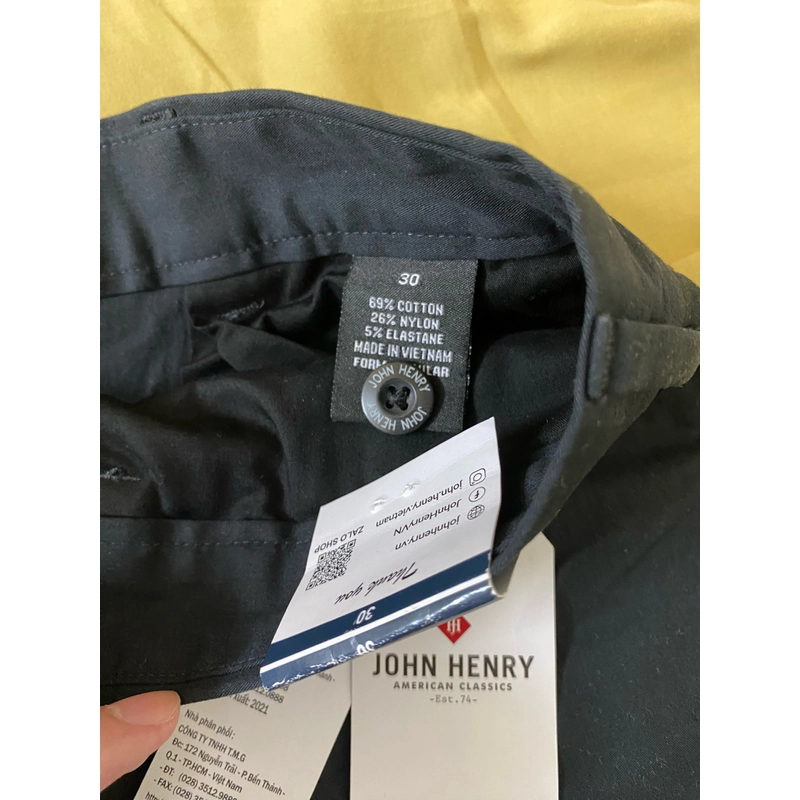 Quần short kaki nam John Henry 474648