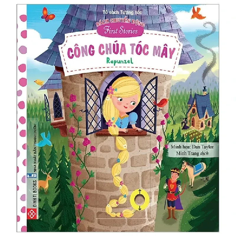 Sách Chuyển Động - First Stories - Công Chúa Tóc Mây - Rapunzel - Nhiều Tác Giả 454250