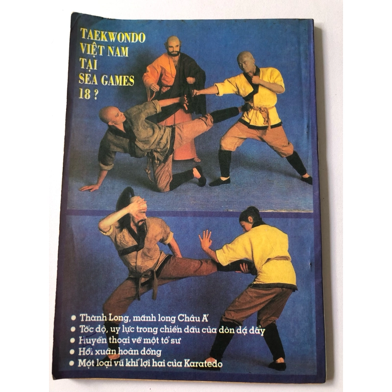 SỔ TAY VÕ THUẬT TRIỆT HUYỆT ĐẠO & CÁC ĐÒN ĐÁNH DỨT ĐIỂM - 80 TRANG, NXB: 1995 297651