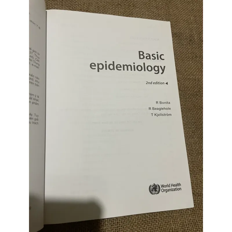 DỊCH TỂ HỌC CƠ BẢN, R Bonita R Beaglehole, T Kjellström, SÁCH Y HỌC 565374