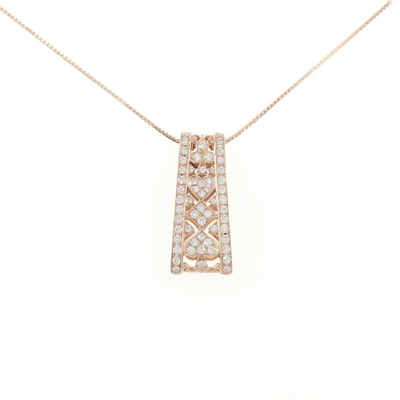 K18PG Dây chuyền kim cương 0.60CT - Hàng hiệu Chính hãng 859432