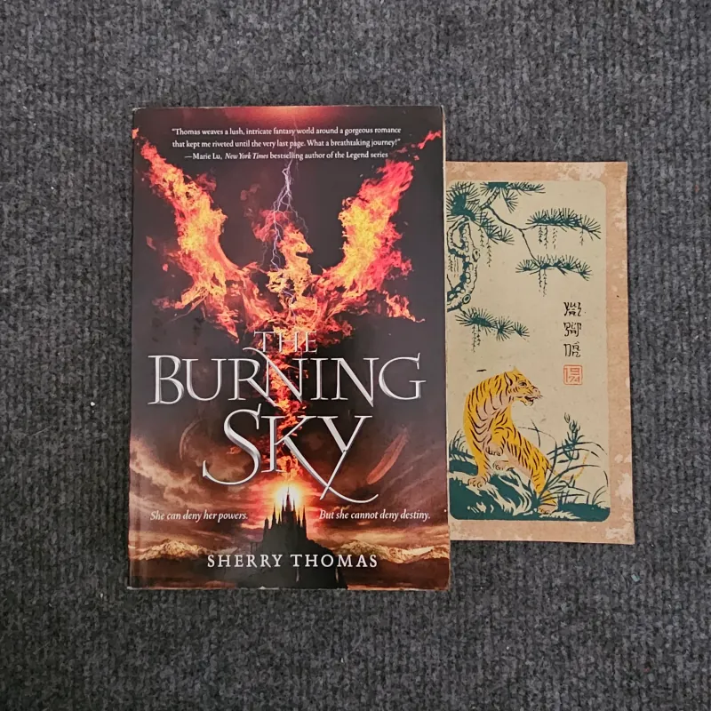 The burning sky  - sherry thomas 753297