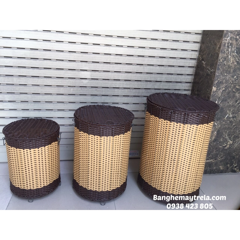 Giỏ đựng đồ mây nhựa giá rẻ 461368