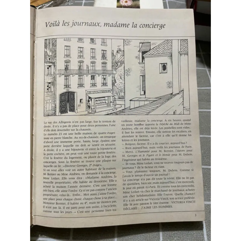 SÁCH TIẾNG PHÁP La France En Direct 3 -J. & G. CAPELLE G. QUENELLE F. GRAND CLEMENT 556903