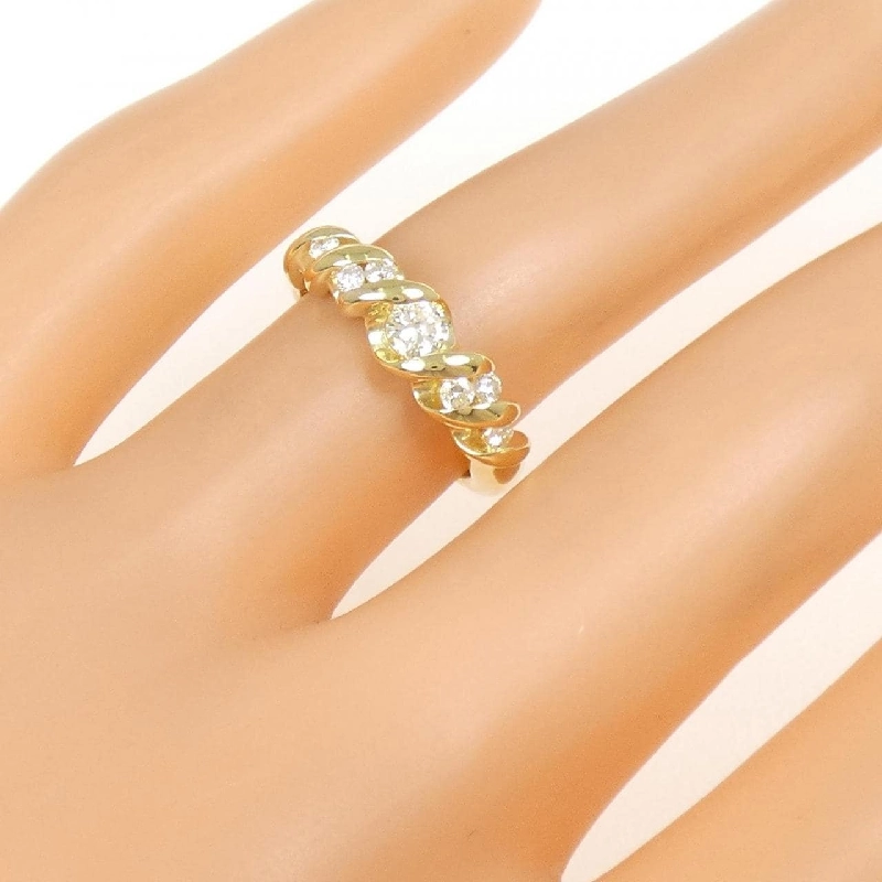 Nhẫn kim cương K18YG 0.30CT - Hàng hiệu Authentic 848533