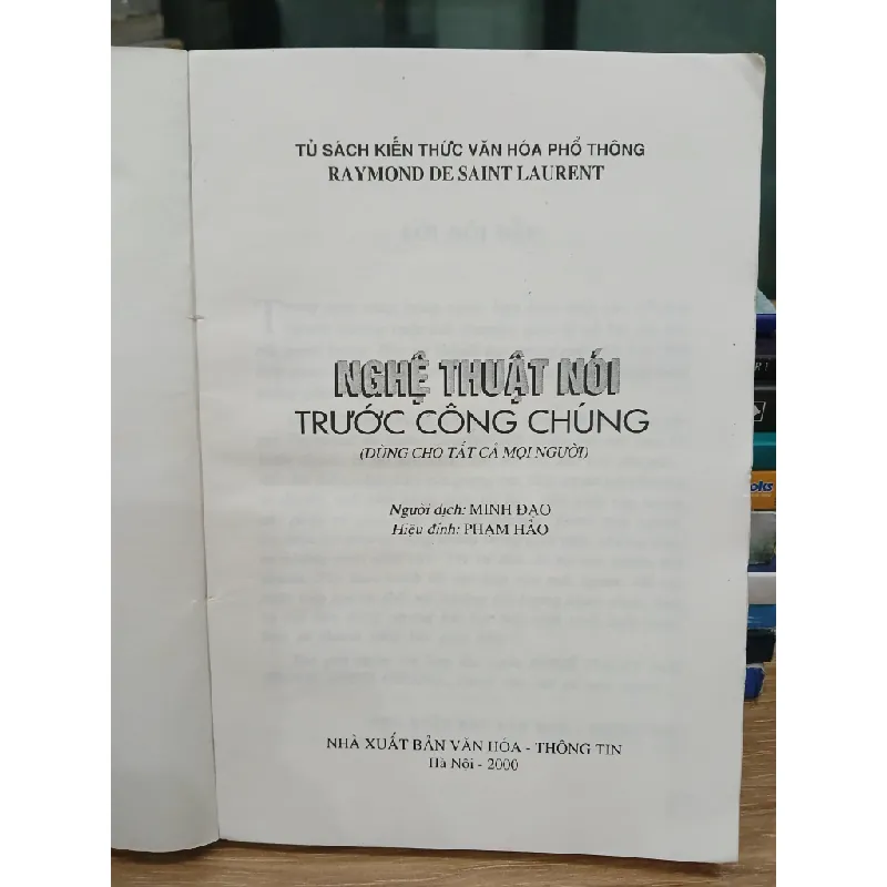 Nghệ thuật nói trước công chúng – Dịch giả: Minh Đạo 560785