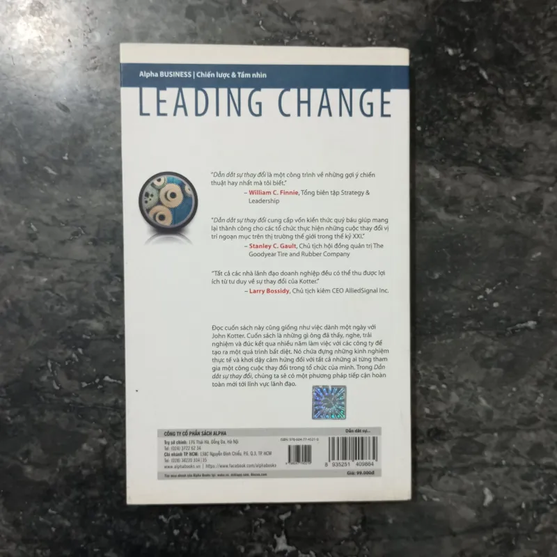sách Dẫn Dắt Sự Thay Đổi - John P. Kotter | Bản đẹp (Sách Quản Trị) 975609