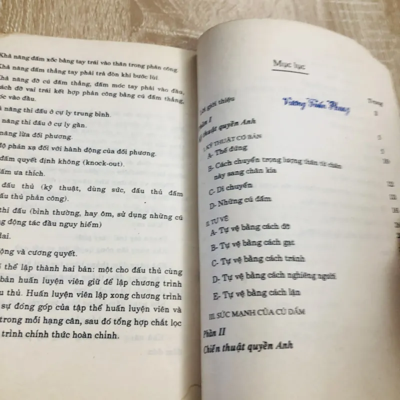 QUYỀN ANH KỸ THUẬT CHIẾN ĐẤU VÀ PHƯƠNG PHÁP TẬP LUYỆN  1043826