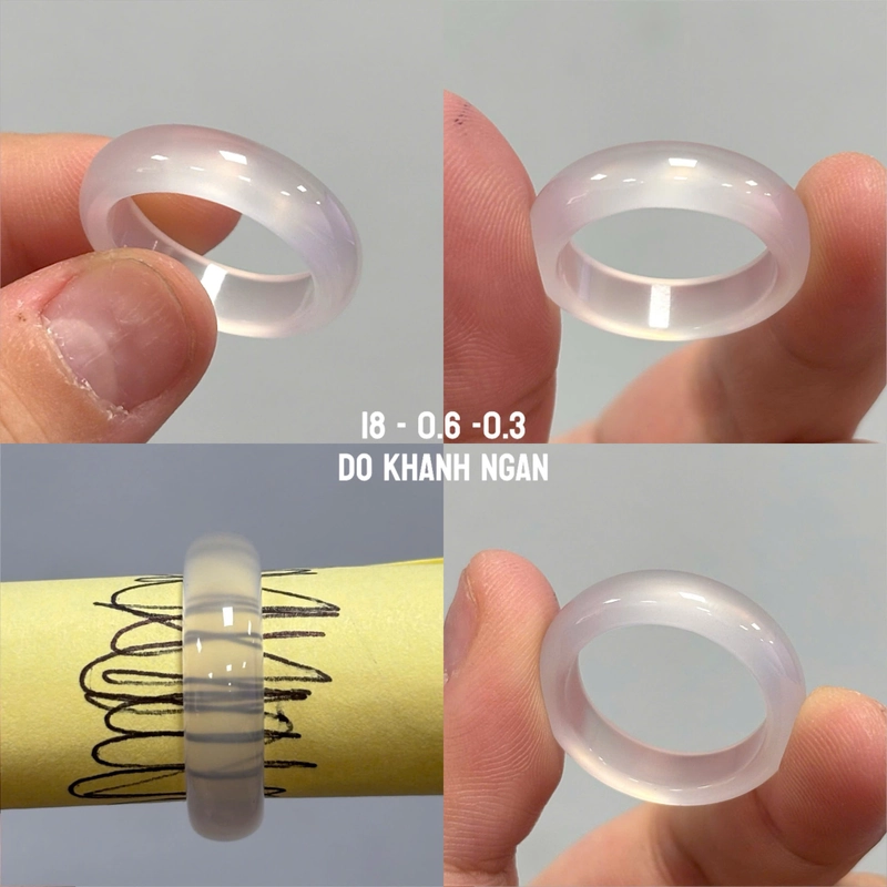 NHẪN MÃ NÃO ÁNH HỒNG (đường kính 1.7cm) 476084