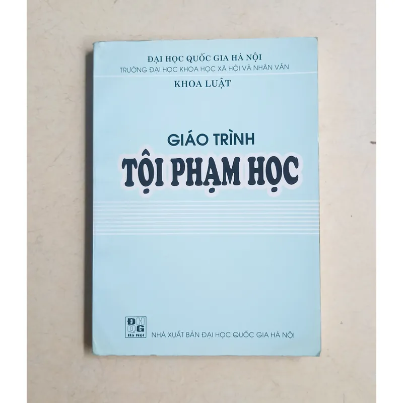 Giáo trình tội phạm học 🌻 695400